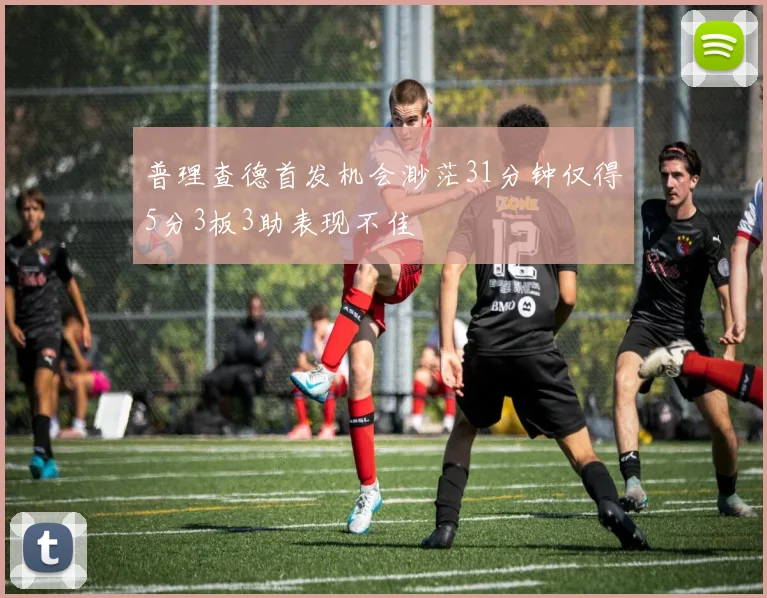 普理查德首发机会渺茫31分钟仅得5分3板3助表现不佳