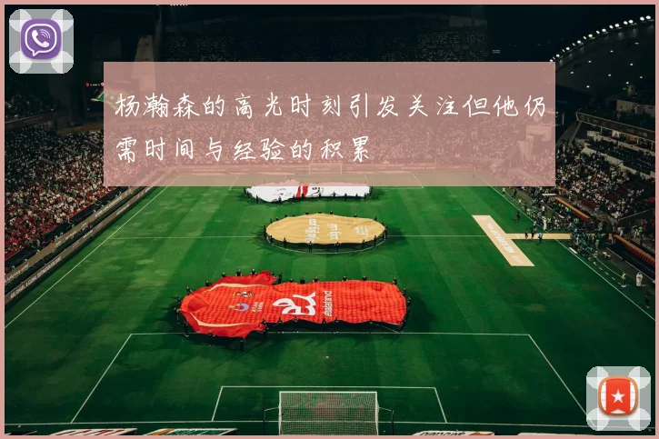 杨瀚森的高光时刻引发关注但他仍需时间与经验的积累