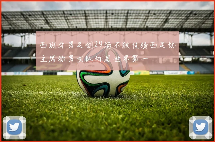 西班牙男足创29场不败佳绩西足协主席称男女队均居世界第一
